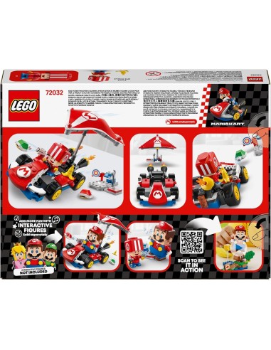 GIOCATTOLO PUBBLICIZZATO: vendita online LEGO SUPER MARIO, KART STANDARD, MACCHINA DA COSTRUIRE CON TOAD, 7+ ANNI in offerta