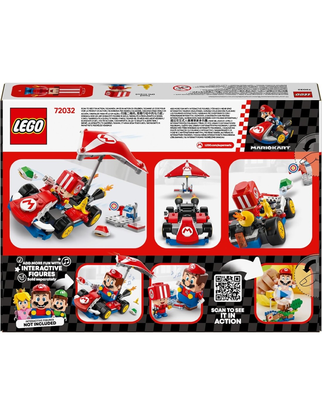 GIOCATTOLO PUBBLICIZZATO: vendita online LEGO SUPER MARIO, KART STANDARD, MACCHINA DA COSTRUIRE CON TOAD, 7+ ANNI in offerta