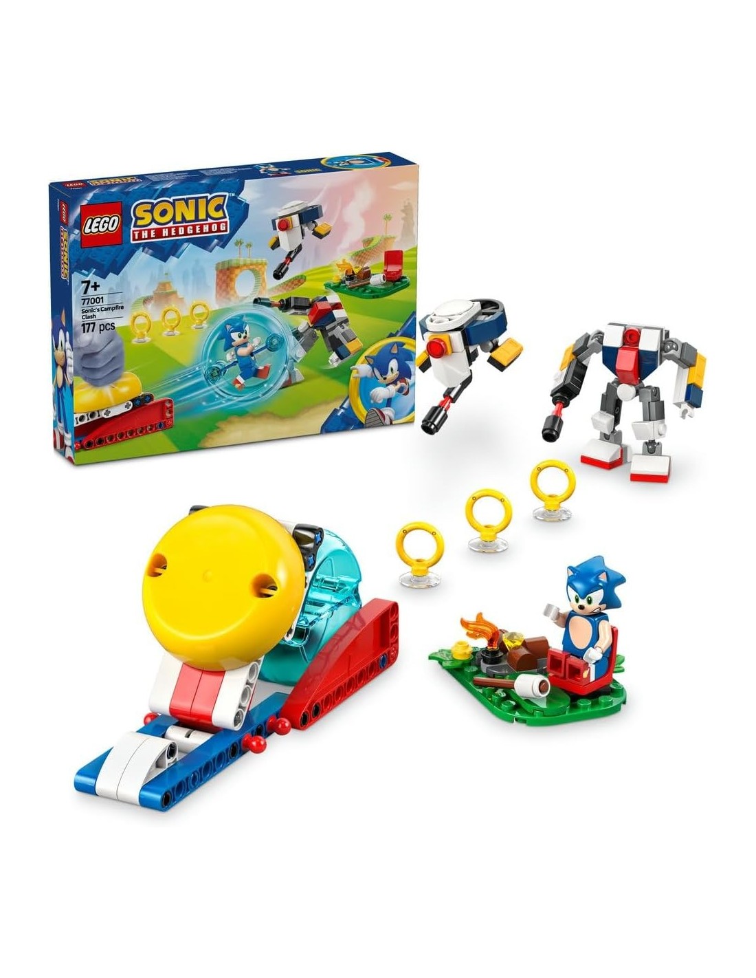 GIOCATTOLO PUBBLICIZZATO: vendita online LEGO SONIC, DUELLO AL FALÒ DI SONIC, GIOCHI D’AVVENTURA CON PERSONAGGI E ROBOT, 7+ A...