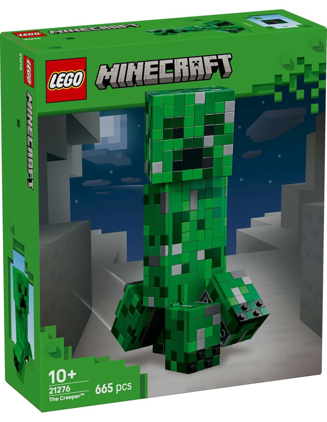 GIOCATTOLO PUBBLICIZZATO: vendita online LEGO MINECRAFT, CREEPER, ACTION FIGURE MOB SNODABILE CON SCOMPARTO SEGRETO, 10+ ANNI...