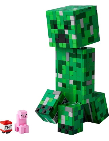 GIOCATTOLO PUBBLICIZZATO: vendita online LEGO MINECRAFT, CREEPER, ACTION FIGURE MOB SNODABILE CON SCOMPARTO SEGRETO, 10+ ANNI...