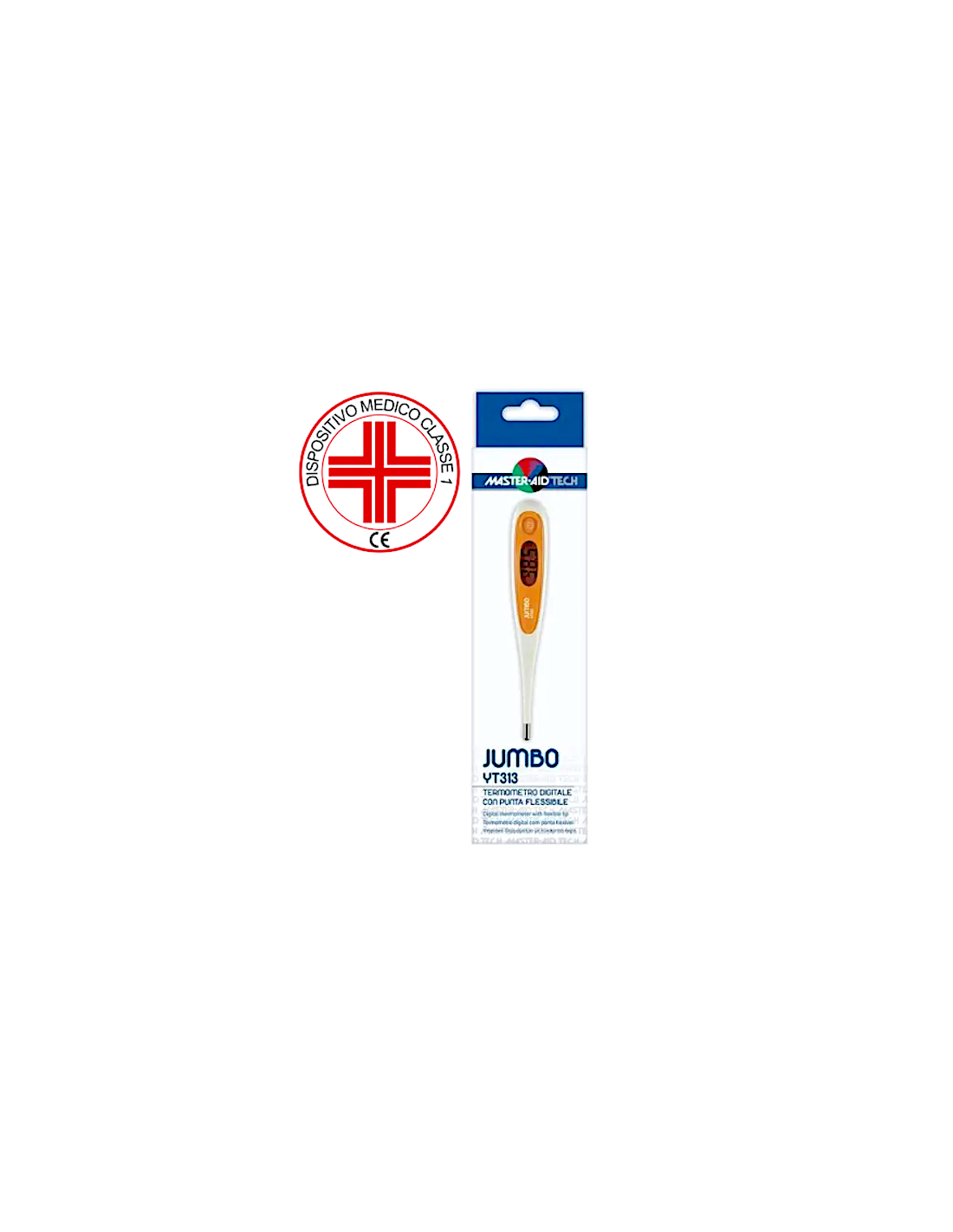 Master-Aid Tech Termo Jumbo – Termometro Digitale Punta Flessibile | shopincasa.it