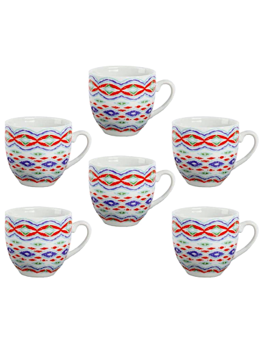 ZAIRA3 SET 6TZ CAFFE 25444 SENZA PIATTO