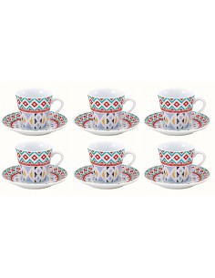 GRACE2 SET 6TZ CAFFE 25553 CON PIATTO