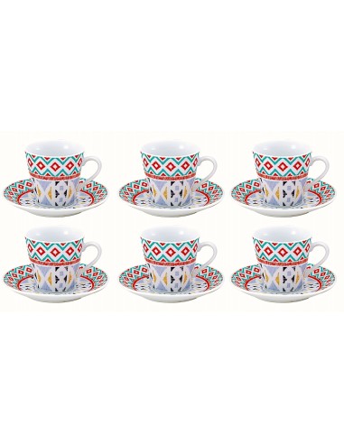 GRACE2 SET 6TZ CAFFE 25553 CON PIATTO