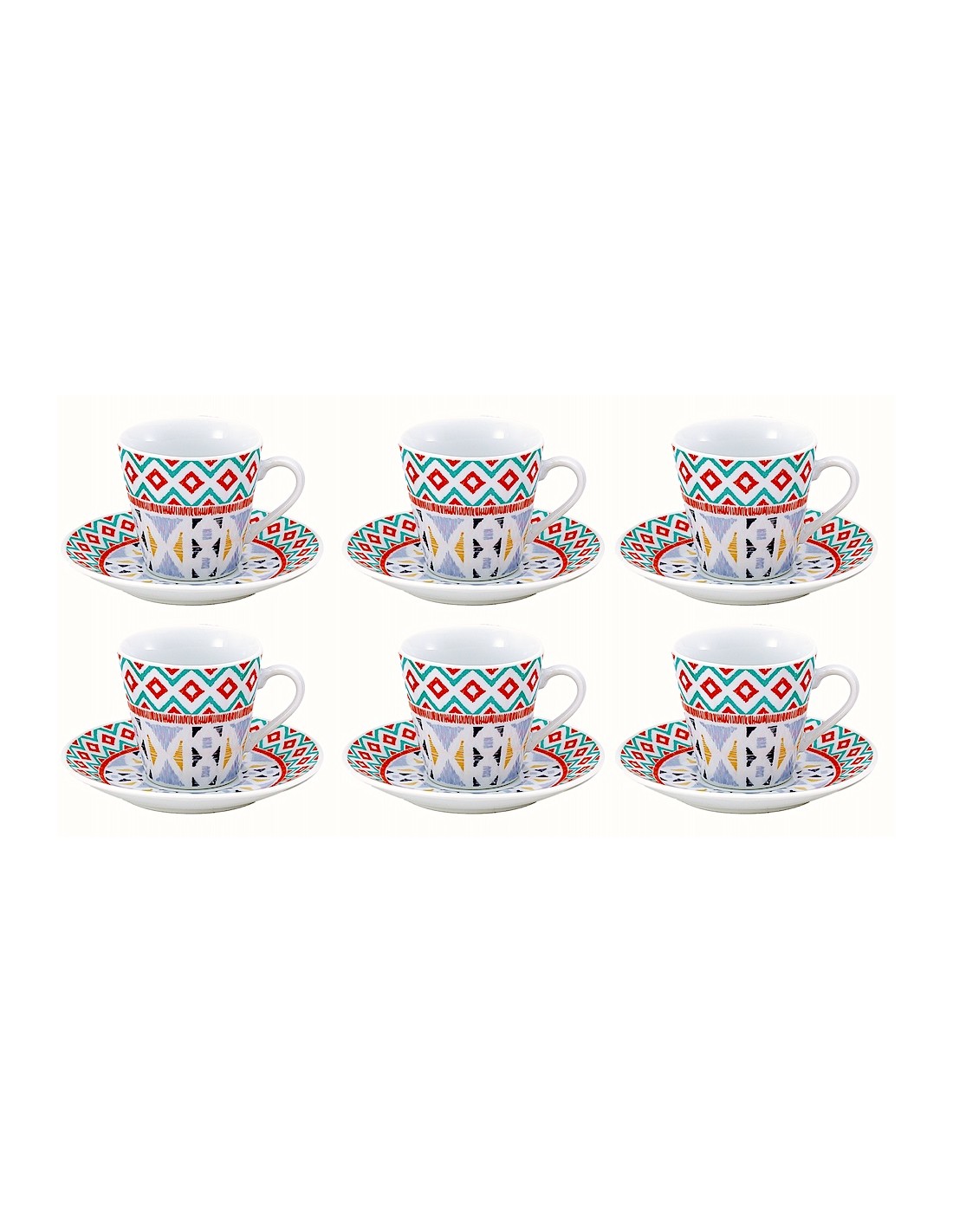 GRACE2 SET 6TZ CAFFE 25553 CON PIATTO