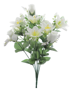 MAZZO 8756-01 CAPULLOS LILY BIANCHI CON BOCCIOLI