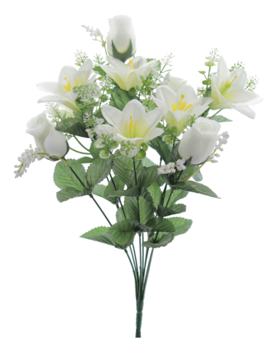 MAZZO 8756-01 CAPULLOS LILY BIANCHI CON BOCCIOLI