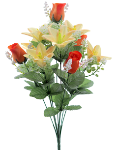 MAZZO 8756-15 CAPULLOS LILY ARANCIO CON BOCCIOLI