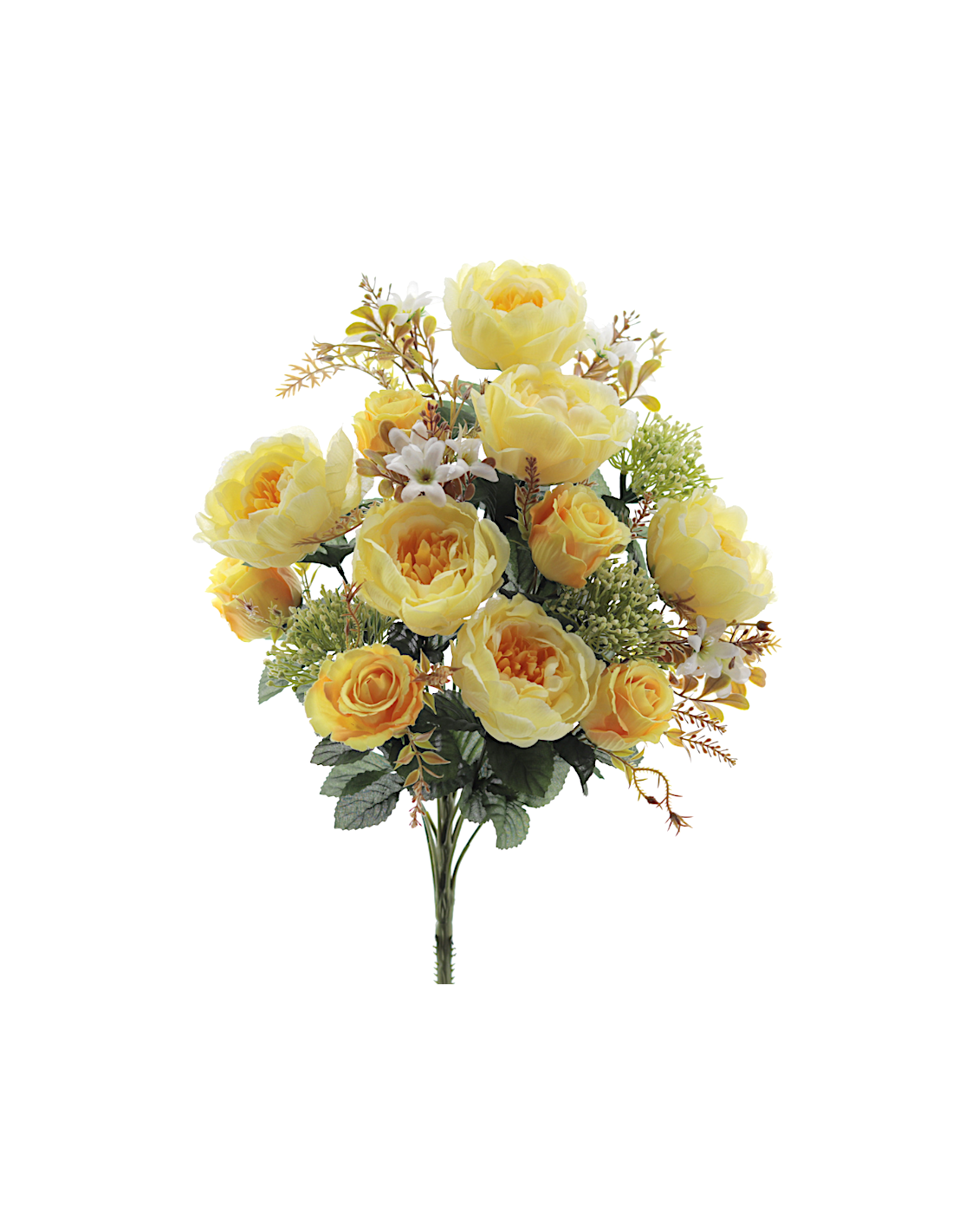 MAZZO 5559-02 PEONIE GIALLE CON BOCCIOLI