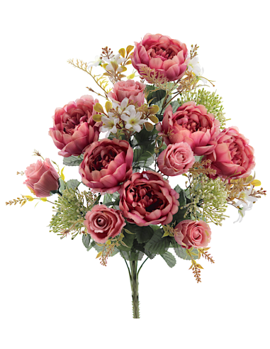 MAZZO 5559-51 PEONIE VIOLA CON BOCCIOLI