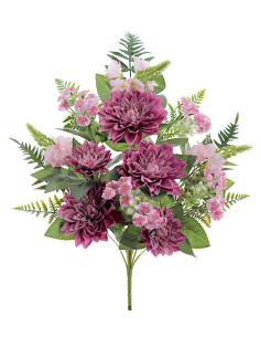 MAZZO 5569-07 DALIE FUCSIA CON BOCCIOLI