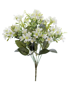 MAZZO 8799-01 FIORI BIANCHI CON BOCCIOLI