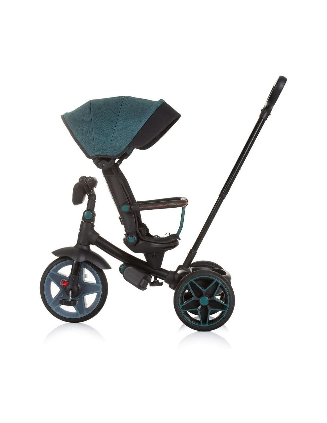 BICI - PRIMI PASSI - AUTO: vendita online TRICICLO, CHIPOLINO DERBY TEAL 2 IN 1, OTTANIO, 18 MESI, 80X50X105 CM in offerta