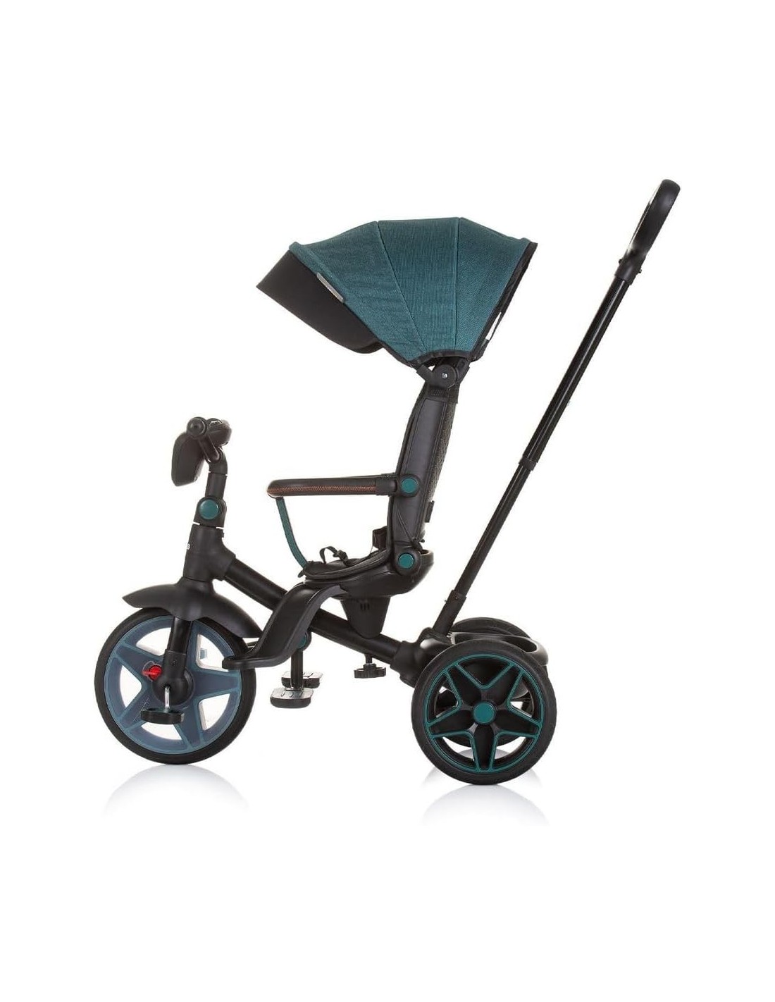 BICI - PRIMI PASSI - AUTO: vendita online TRICICLO, CHIPOLINO DERBY TEAL 2 IN 1, OTTANIO, 18 MESI, 80X50X105 CM in offerta