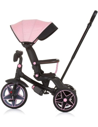 BICI - PRIMI PASSI - AUTO: vendita online TRICICLO, CHIPOLINO DERBY, FLAMINGO, 2 IN 1, 18 MESI, 80X50X105 CM in offerta