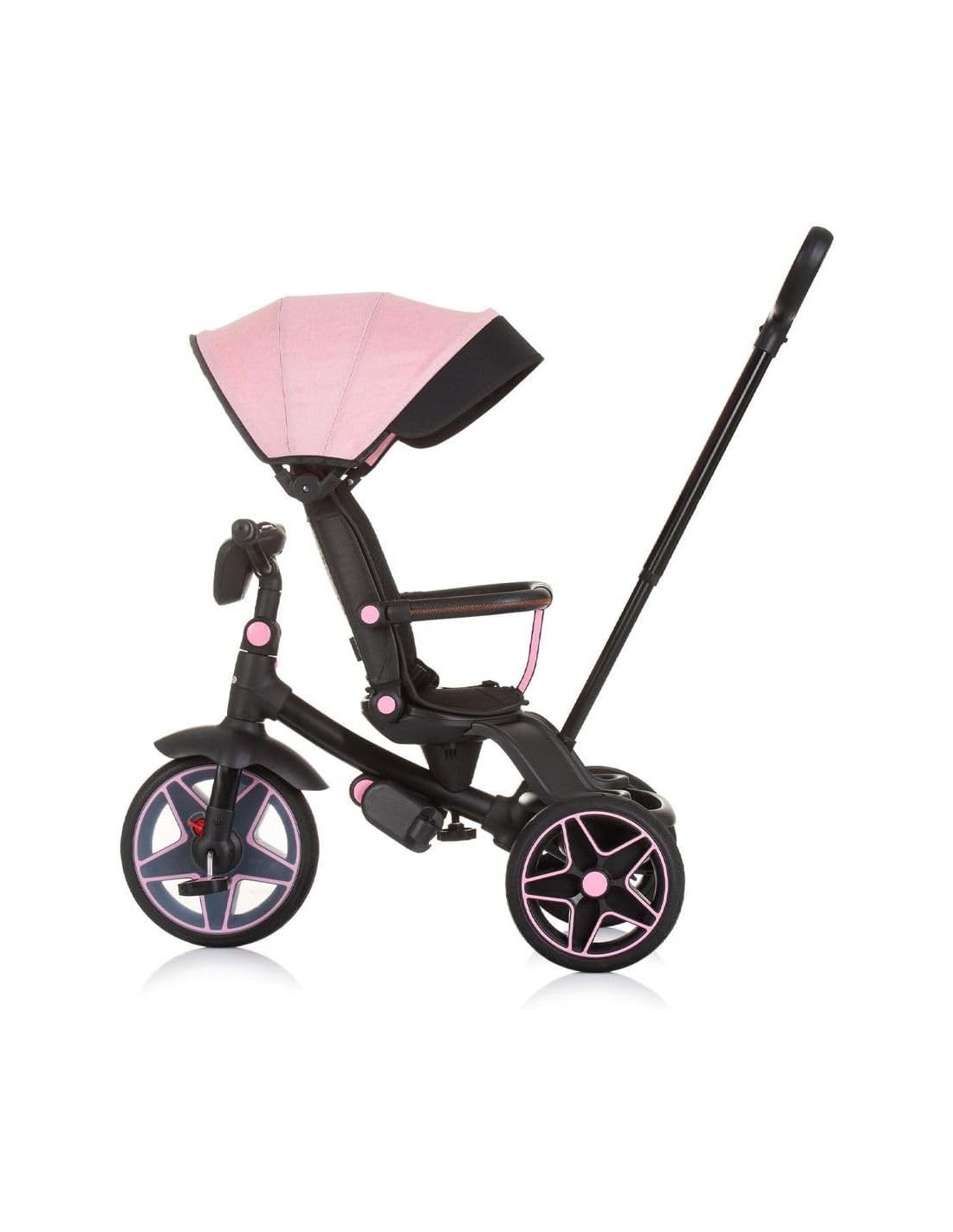 BICI - PRIMI PASSI - AUTO: vendita online TRICICLO, CHIPOLINO DERBY, FLAMINGO, 2 IN 1, 18 MESI, 80X50X105 CM in offerta