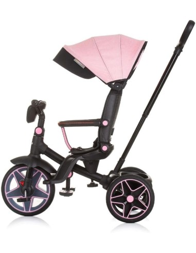 BICI - PRIMI PASSI - AUTO: vendita online TRICICLO, CHIPOLINO DERBY, FLAMINGO, 2 IN 1, 18 MESI, 80X50X105 CM in offerta