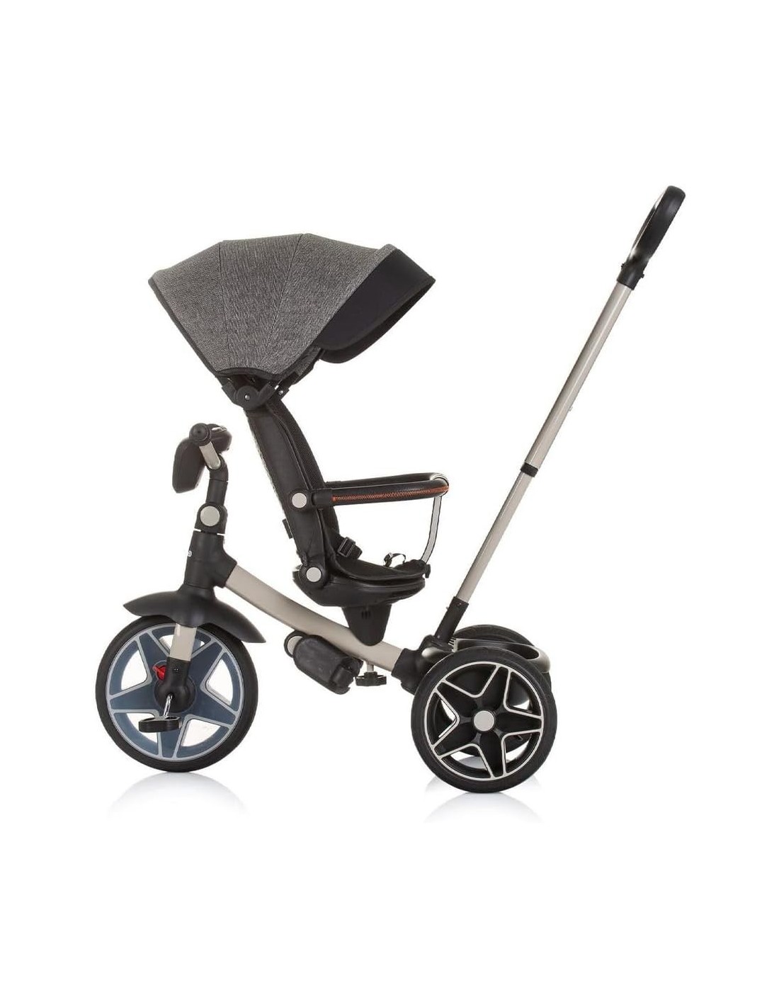 BICI - PRIMI PASSI - AUTO: vendita online TRICICLO, CHIPOLINO DERBY, MACADAMIA, 2 IN 1, 80X50X105 CM in offerta