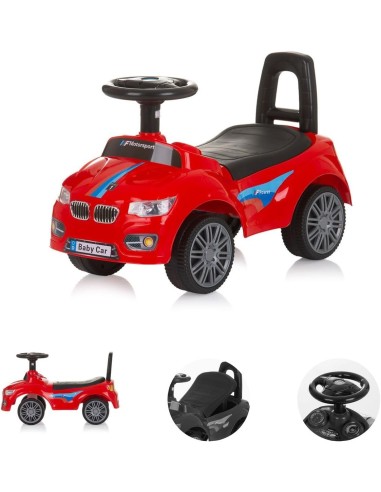BICI - PRIMI PASSI - AUTO: vendita online AUTO CAVALCABILE, BAMBINI, SPRINTER, ROSSO, CON MUSICA, SPAZIO SOTTO SEDILE in offerta