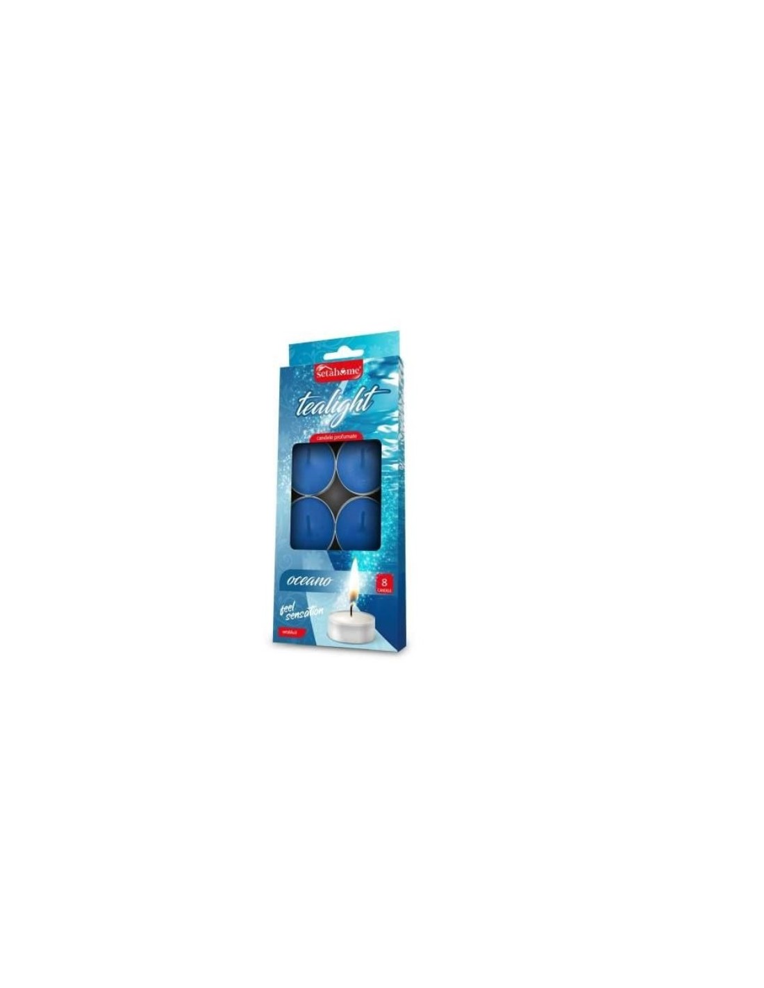 CONF 8 T-LIGHT 40360 10GR BLU ARGAN