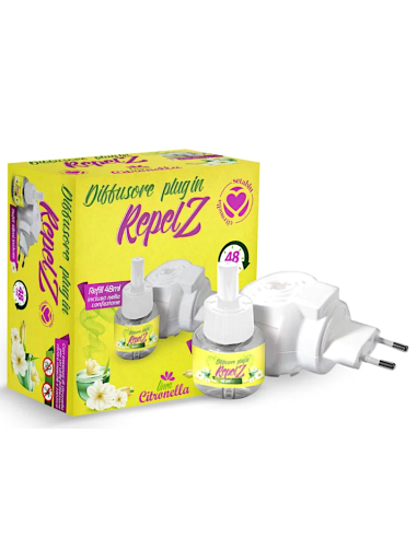 DIFFUSORE 03420 PLUG IN REPELZ CITRONELLA