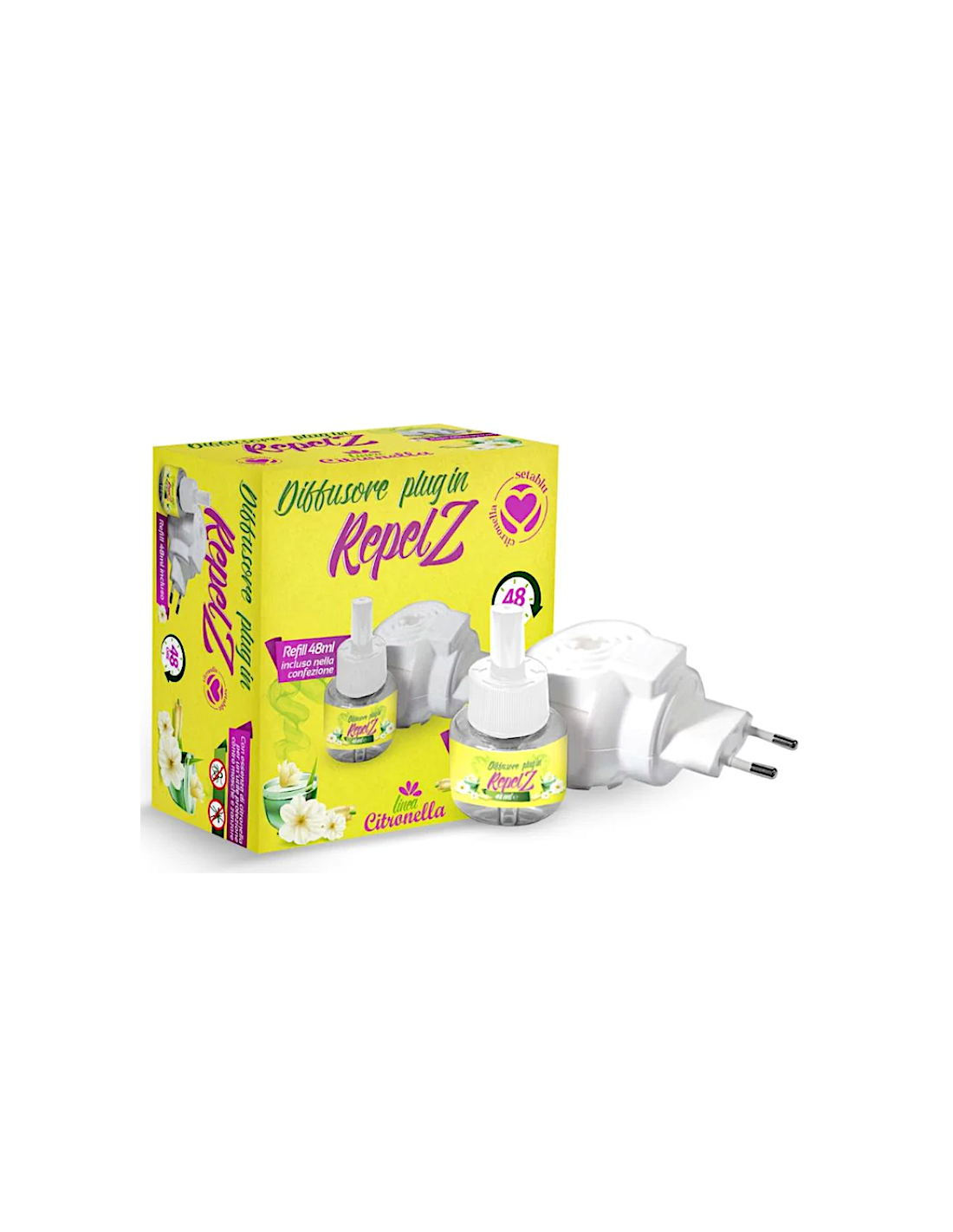DIFFUSORE 03420 PLUG IN REPELZ CITRONELLA