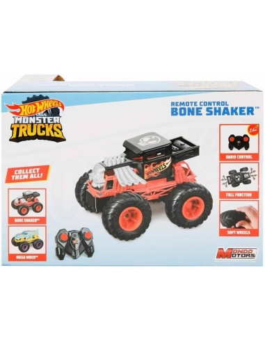 GIOCHI BOY: vendita online HOT WHEELS, RC MONSTER TRUCK, BONE SHAKER, AUTO TELECOMANDATA, 2.4 GHZ, ROSSO NERO in offerta
