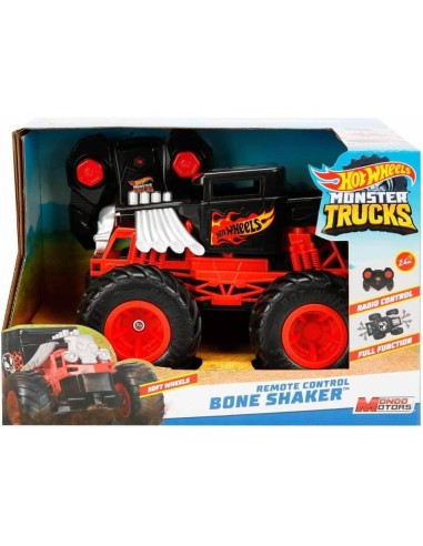 GIOCHI BOY: vendita online HOT WHEELS, RC MONSTER TRUCK, BONE SHAKER, AUTO TELECOMANDATA, 2.4 GHZ, ROSSO NERO in offerta