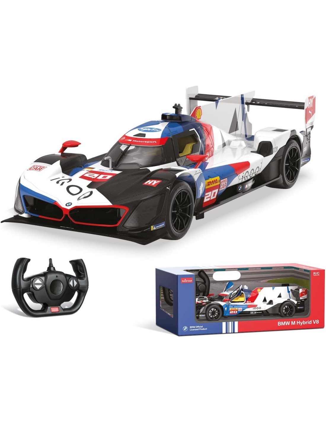 GIOCHI BOY: vendita online AUTO RADIOCOMANDATA, BMW M HYBRID V8, SCALA 1:14, FINO A 10 KM/H in offerta