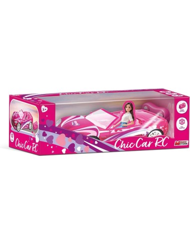 GIOCHI GIRL: vendita online CHIC CAR, AUTO RADIOCOMANDATA GIOCATTOLO, SCALA 1:10, 2 POSTI, PER 2 BAMBOLINE, BAMBINI in offerta