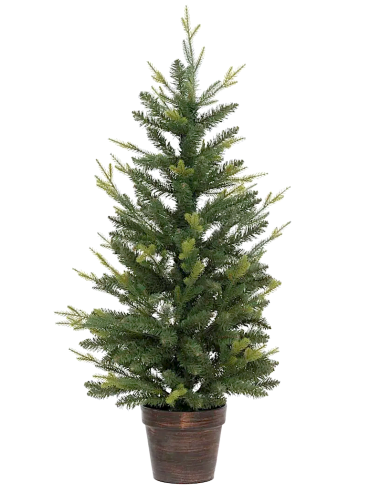 ALBERO DI NATALE HELSINKI 100CM DIAM.51CM VERDE IN VASO