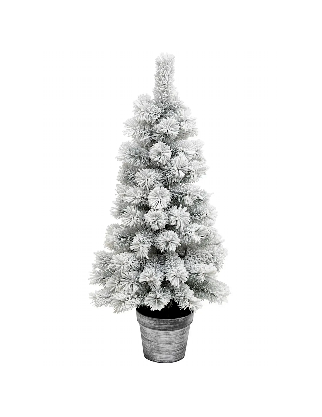 ALBERO DI NATALE WINDY PEAK 100CM DIAM.45CM INNEVATO IN VASO