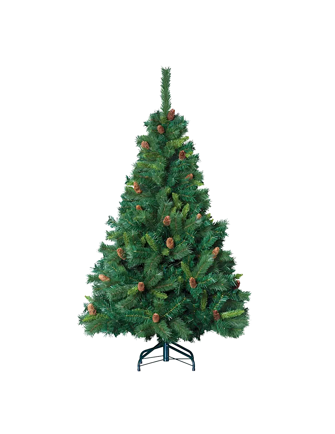 ALBERO DI NATALE ROYAL MAJESTIC 210CM DIAM.128CM VERDE