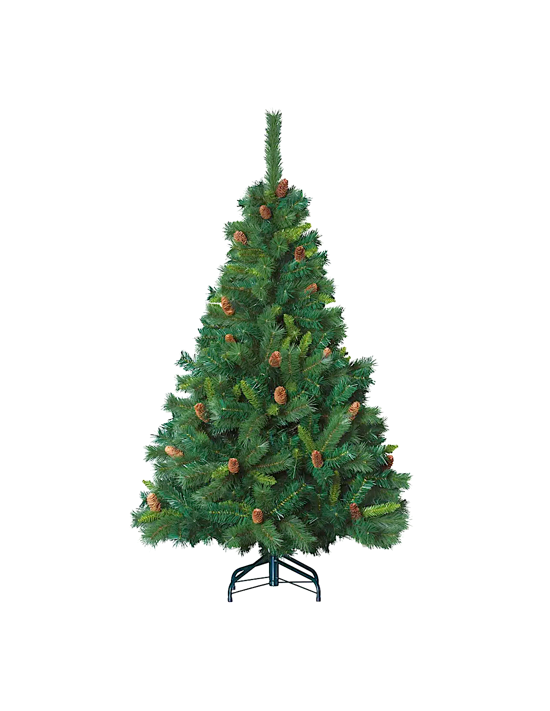 ALBERO DI NATALE ROYAL MAJESTIC 240CM DIAM.142CM VERDE