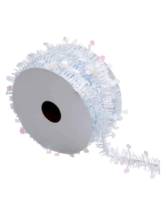 LUCI DI NATALE: vendita online Ghirlanda di Natale con Stelle in PVC 3 Metri, Decorazione Brillante per Albero e Casa, Rotolo...