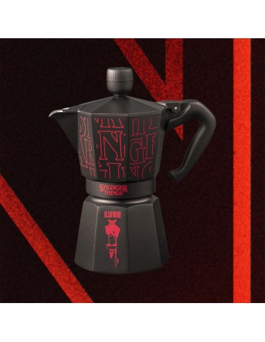 CAFFETTIERE E BOLLITORI: vendita online Bialetti Moka Express 6 tazze Stranger Things – Capsule Collection Ufficiale Netflix ...
