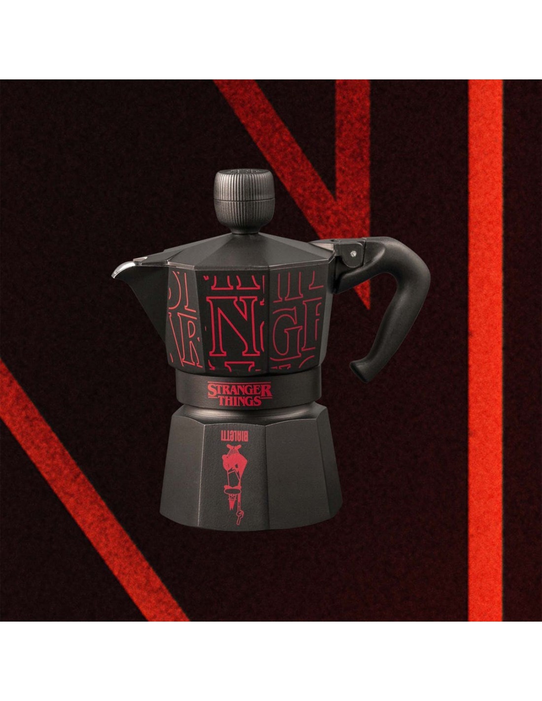 CAFFETTIERE E BOLLITORI: vendita online Bialetti Moka Express 3 tazze Stranger Things – Capsule Collection Ufficiale Netflix ...