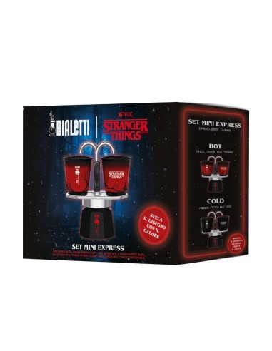 CAFFETTIERE E BOLLITORI: vendita online Bialetti Mini Express Stranger Things – Capsule Collection Ufficiale Netflix in offerta