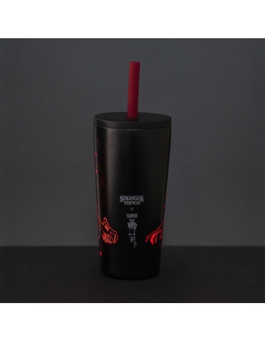 THERMOS E PORTAVIVANDE: vendita online Bialetti Stranger Things Tumbler con Cannuccia – Capsule Collection Ufficiale Netflix ...