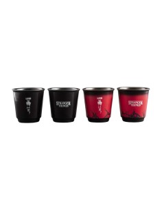 TAZZE CAFFE' E LATTE: vendita online Bialetti Stranger Things Set 4 Bicchierini Termo-Sensibili – Capsule Collection Ufficial...