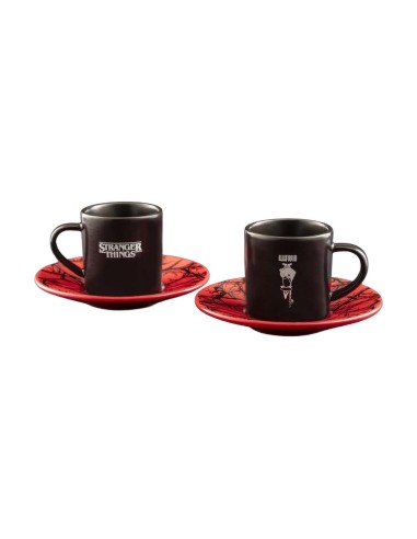 TAZZE CAFFE' E LATTE: vendita online Bialetti Stranger Things Set 2 Tazzine con Piattini Termo-Sensibili – Capsule Collection...