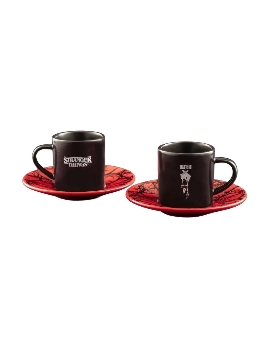 TAZZE CAFFE' E LATTE: vendita online Bialetti Stranger Things Set 2 Tazzine con Piattini Termo-Sensibili – Capsule Collection...