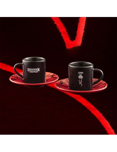 TAZZE CAFFE' E LATTE: vendita online Bialetti Stranger Things Set 2 Tazzine con Piattini Termo-Sensibili – Capsule Collection...