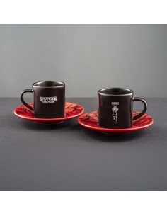 TAZZE CAFFE' E LATTE: vendita online Bialetti Stranger Things Set 2 Tazzine con Piattini Termo-Sensibili – Capsule Collection...