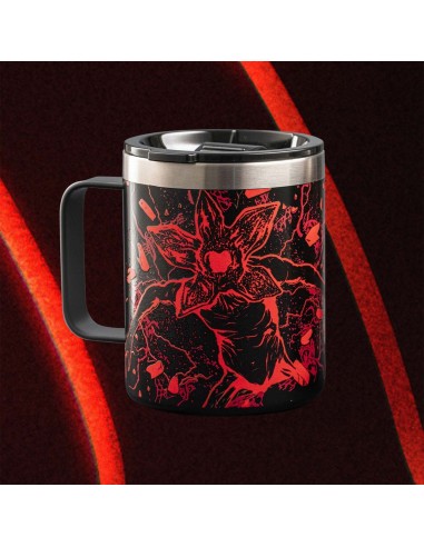 TAZZE CAFFE' E LATTE: vendita online Bialetti Stranger Things Mug con Manico e coperchio 420ml – Capsule Collection Ufficiale...