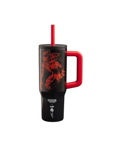 THERMOS E PORTAVIVANDE: vendita online Bialetti Stranger Things Tumbler con Manico e Cannuccia 900ml – Capsule Collection Uff...