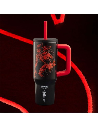 THERMOS E PORTAVIVANDE: vendita online Bialetti Stranger Things Tumbler con Manico e Cannuccia 900ml – Capsule Collection Uff...