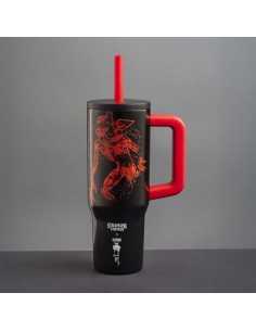 THERMOS E PORTAVIVANDE: vendita online Bialetti Stranger Things Tumbler con Manico e Cannuccia 900ml – Capsule Collection Uff...