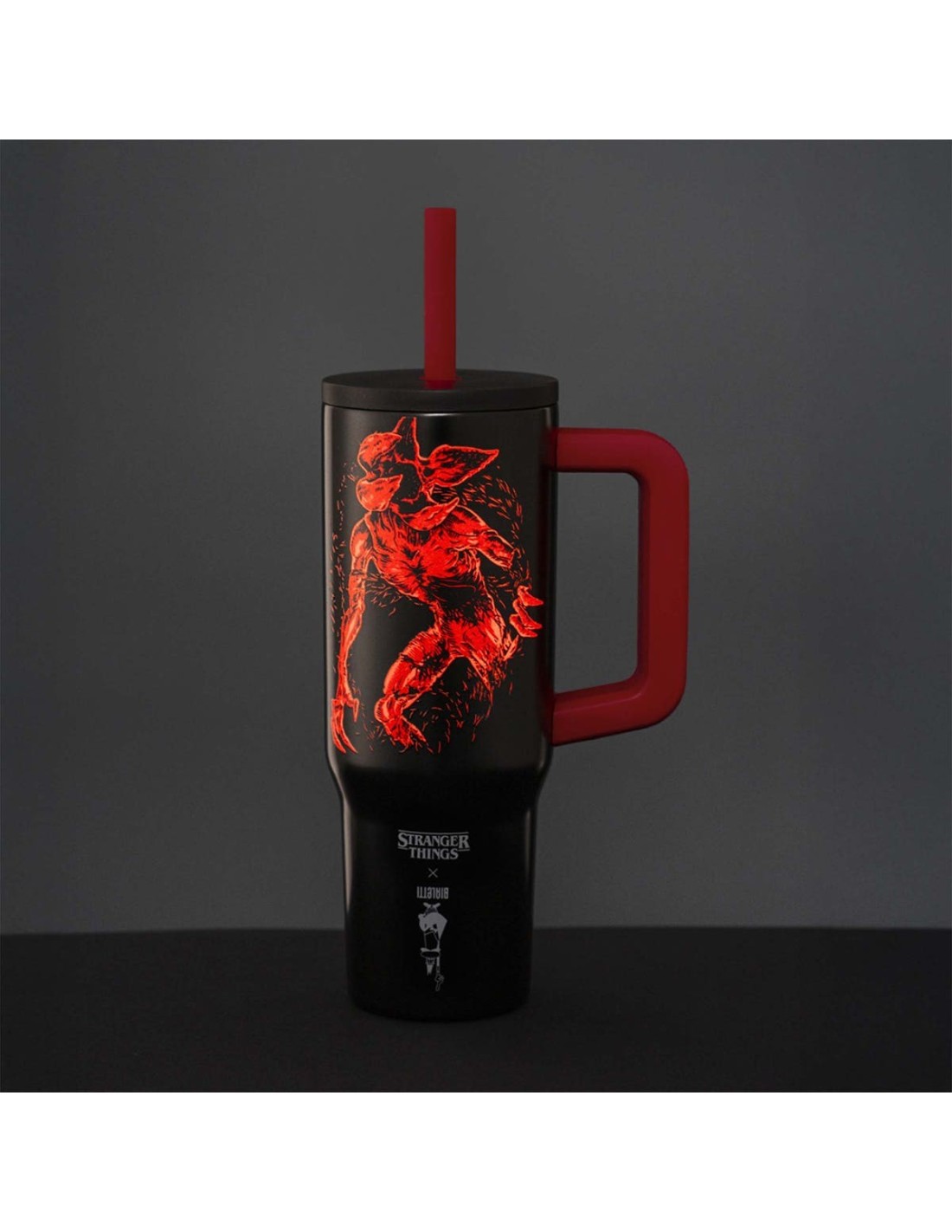 THERMOS E PORTAVIVANDE: vendita online Bialetti Stranger Things Tumbler con Manico e Cannuccia 900ml – Capsule Collection Uff...